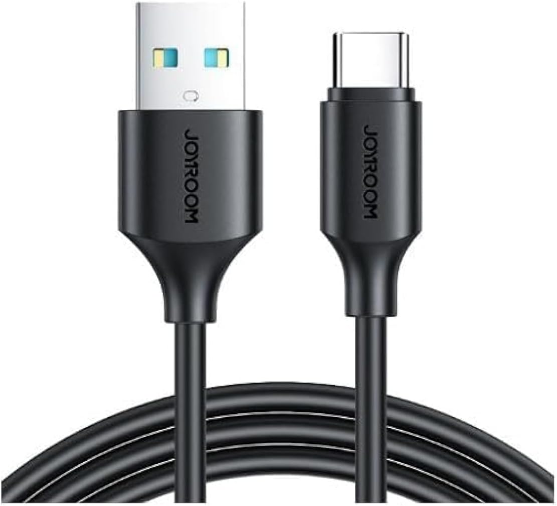 Usb-A To Type-C Fast Charging Data Cable With 1M Length - Black
