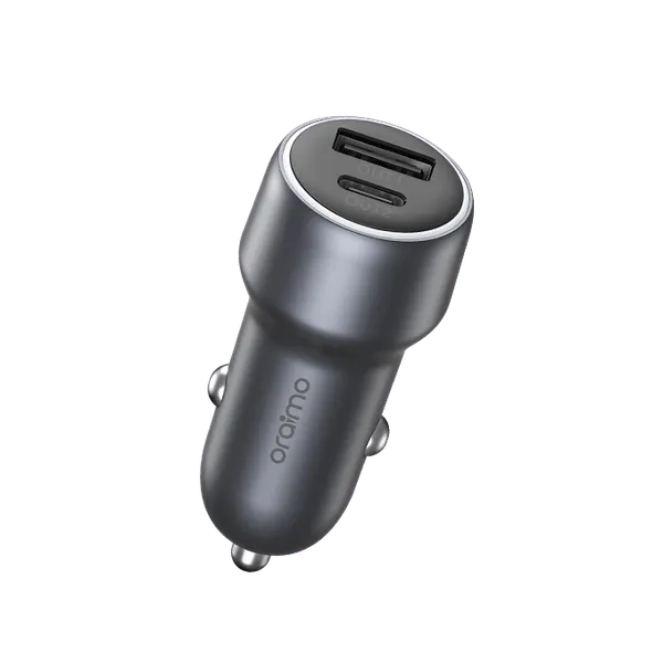Oraimo Occ-73D Fast Charging USB Car Charger, 48W, Black