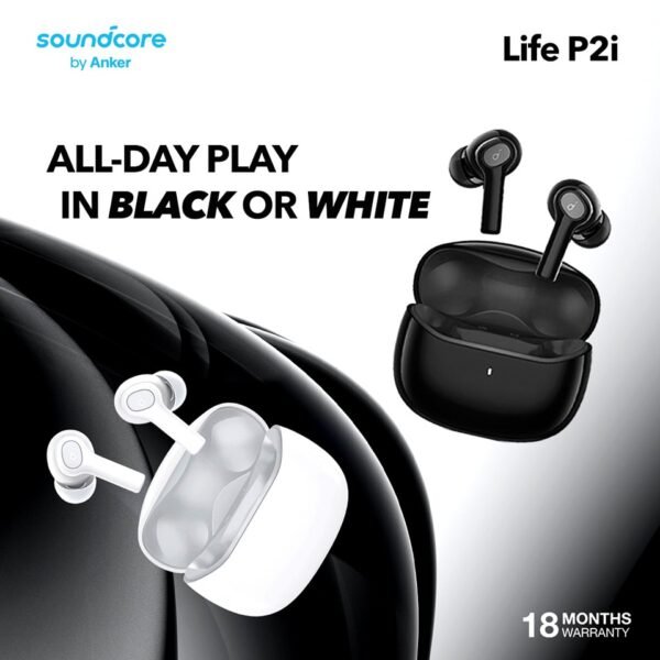 سماعات ايربودز لايف Anker Soundcore Life P2i ضمان لمدة 18شهر